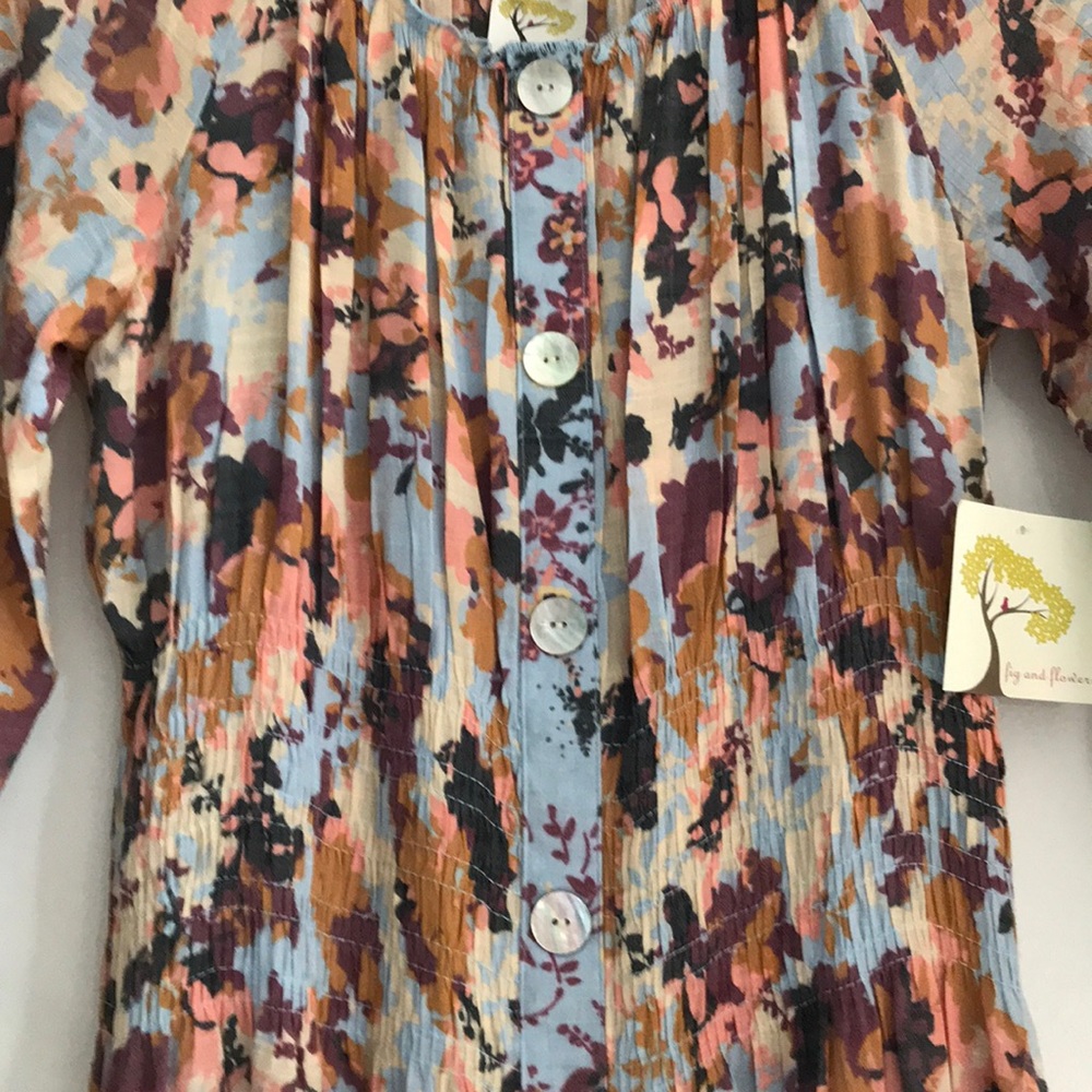 Anthropologie Fig and Flower Boho Maxi Dress XL - Picture 3 of 12